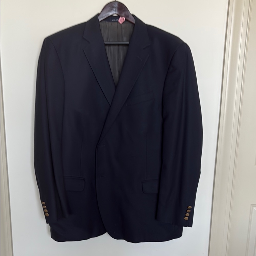 Lands End Men's Navy Blue Blazer 50R